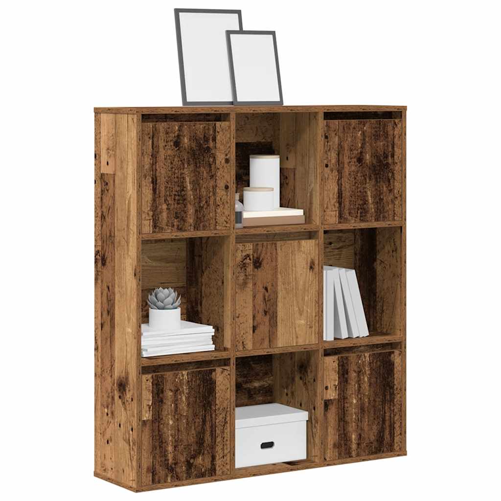 Regal za knjige boja starog drva 89x24x101,5 cm drveni