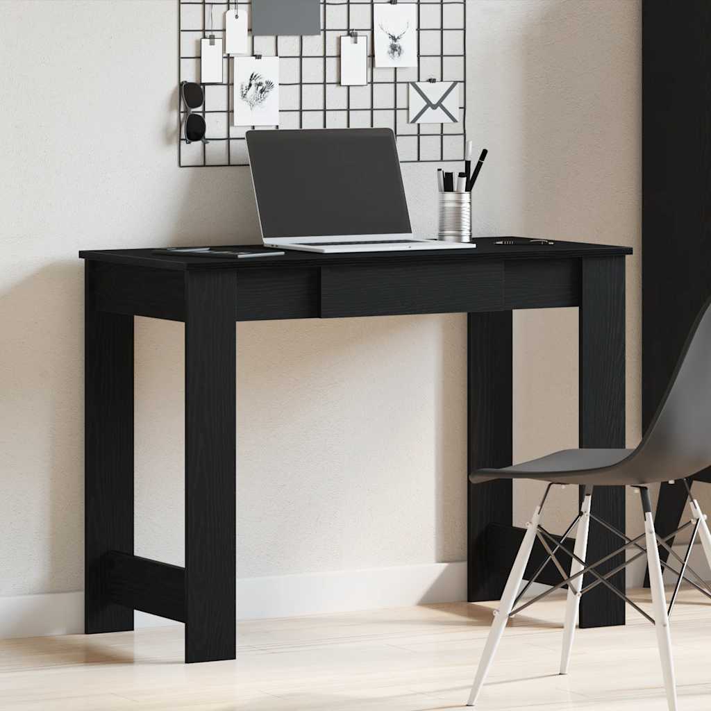 Radni stol crni 100x45x75 cm od konstruiranog drva