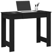 Radni stol crni 100x45x75 cm od konstruiranog drva