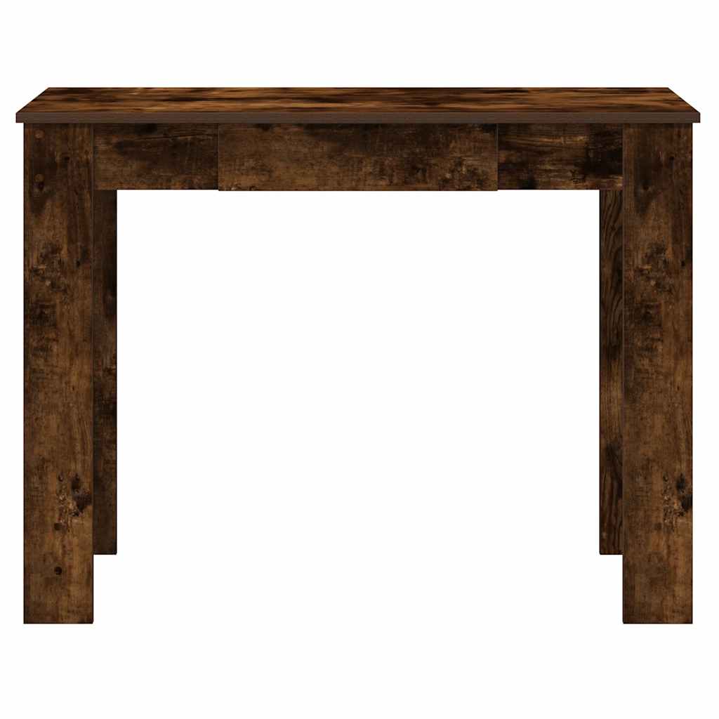 Radni stol boja dimljenog hrasta 100x45x75 cm konstruirano drvo
