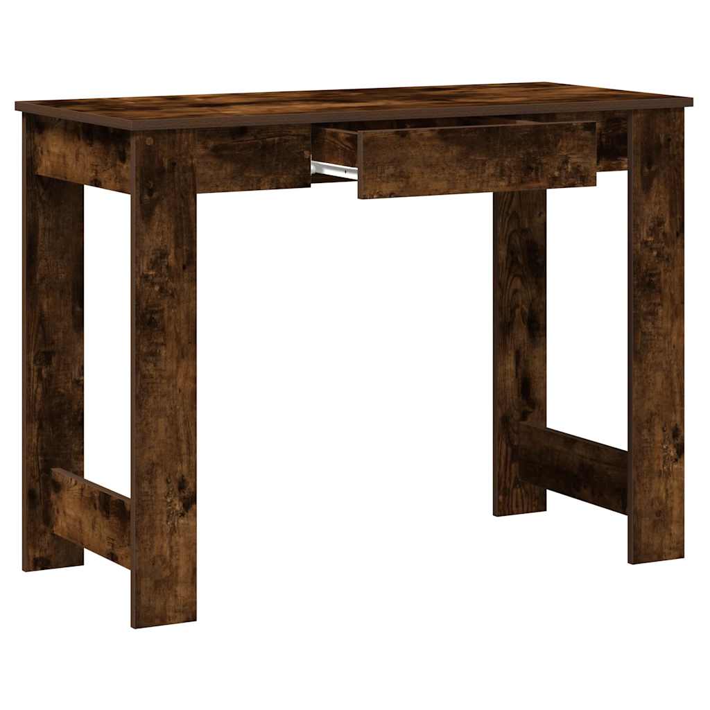 Radni stol boja dimljenog hrasta 100x45x75 cm konstruirano drvo