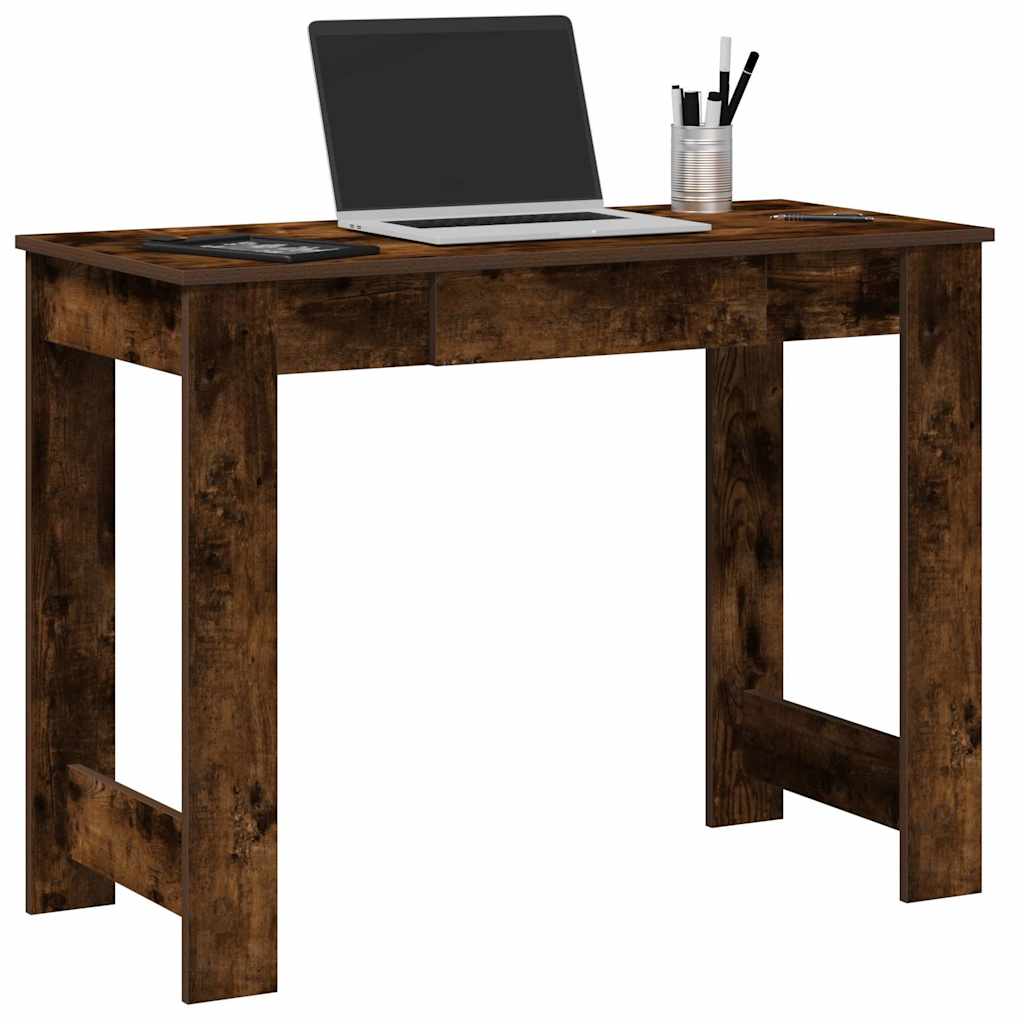 Radni stol boja dimljenog hrasta 100x45x75 cm konstruirano drvo