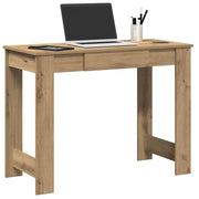 Radni stol boja hrasta artisan 100x45x75 cm konstruirano drvo