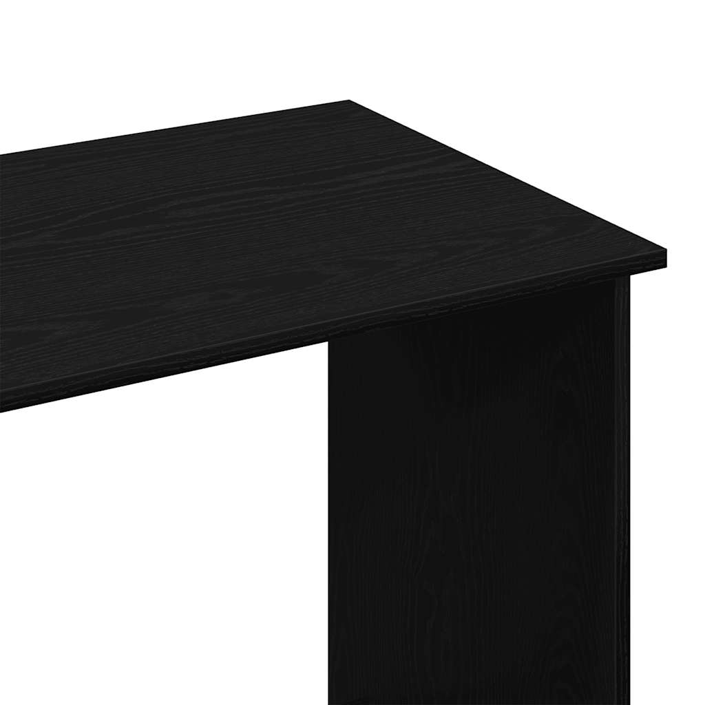 Radni stol crni 102 x 50 x 75 cm od konstruiranog drva