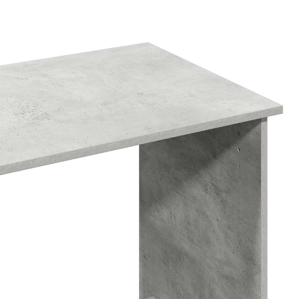 Radni stol boja betona 102 x 50 x 75 cm od konstruiranog drva