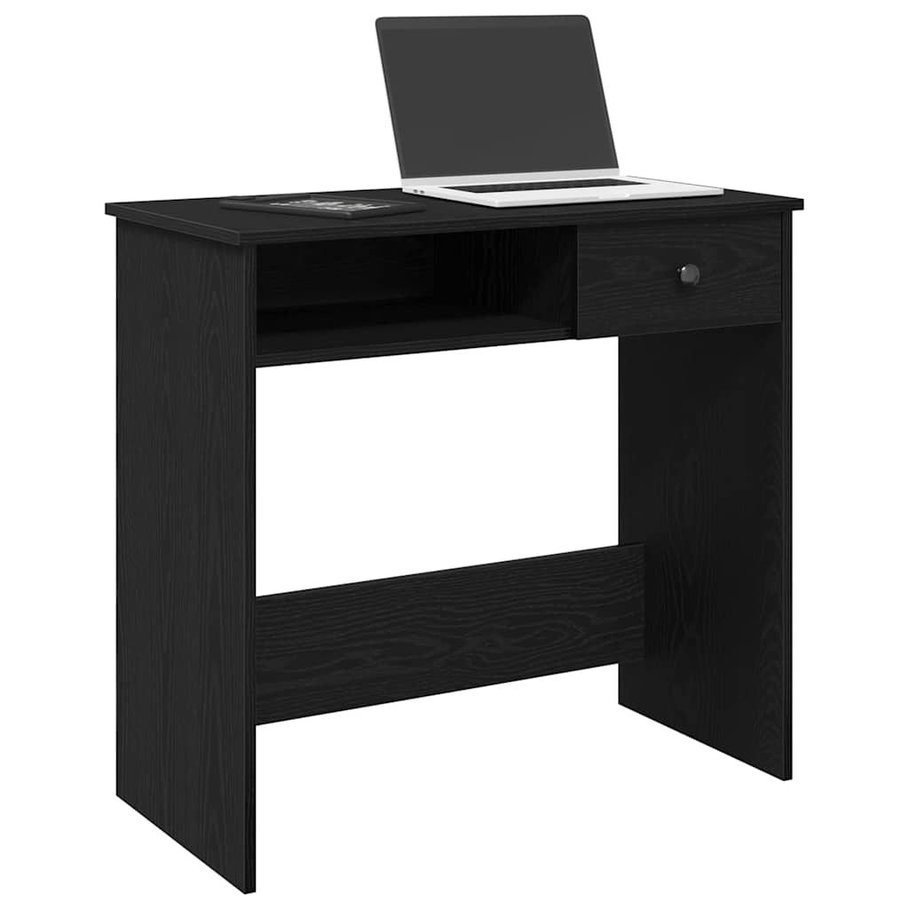 Radni stol crni 80 x 40 x 75 cm od iverice