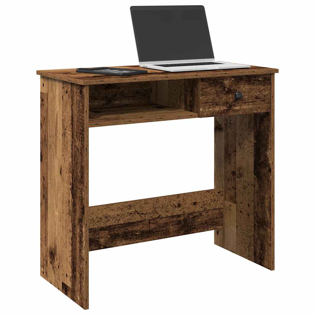 Radni stol boja starog drva 80 x 40 x 75 cm konstruirano drvo