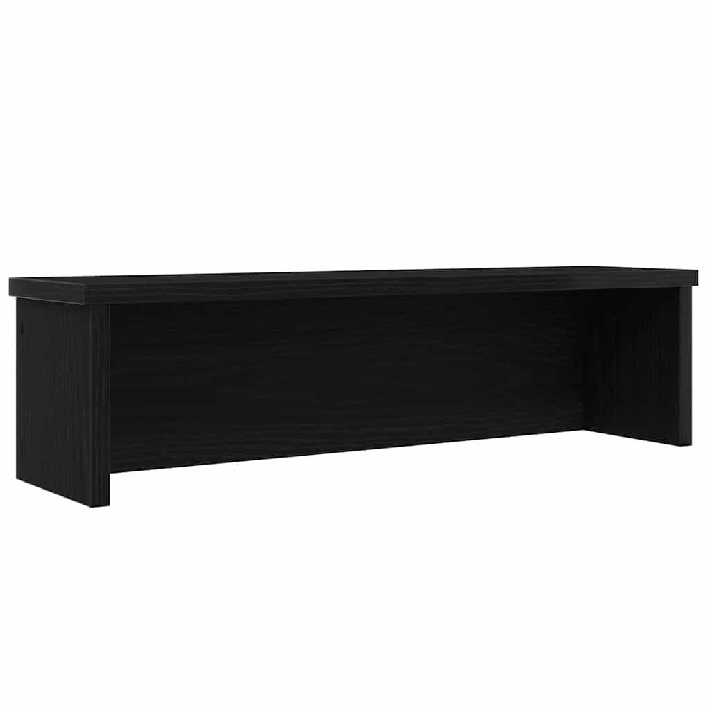 Kuhinjski stalak za slaganje crni 60x15x16 cm konstruirano drvo