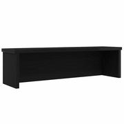Kuhinjski stalak za slaganje crni 60x15x16 cm konstruirano drvo