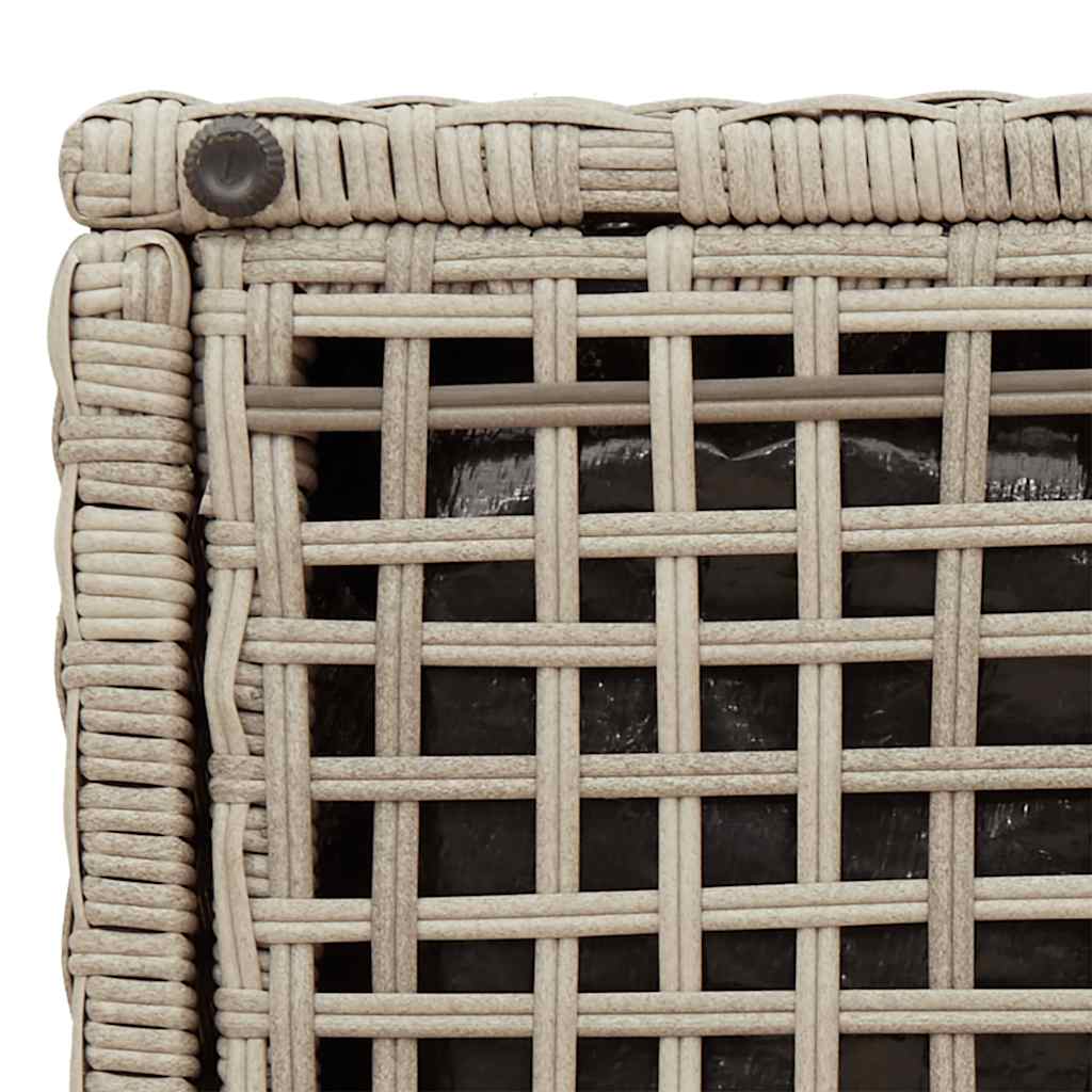 Vrtni stolci s jastucima 2 kom svijetlo sivi 40x40x43 cm