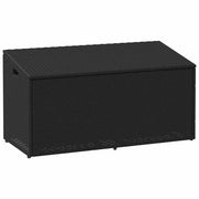 Vrtna kutija za pohranu crna 110x50x58 cm poli ratan