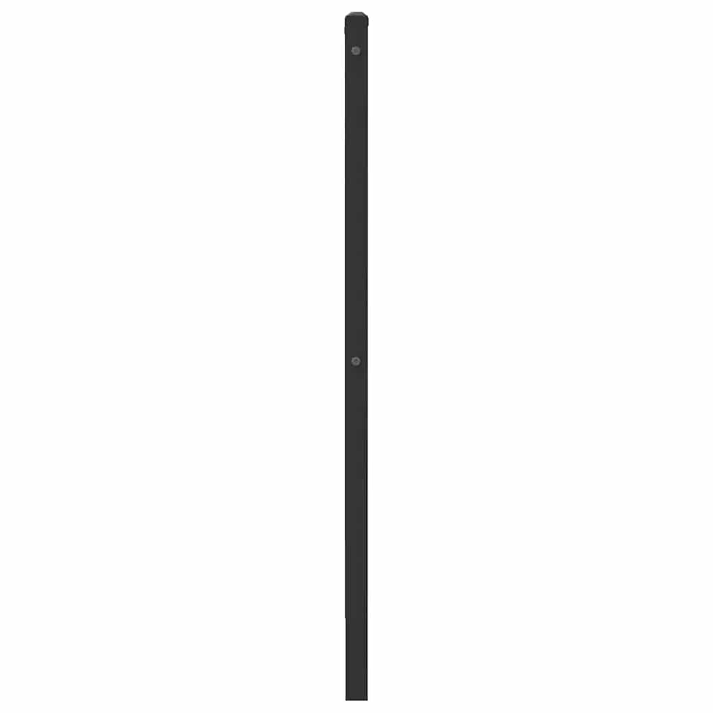 Metalni okvir kreveta bez madraca smeđa boja hrasta 183x213 cm