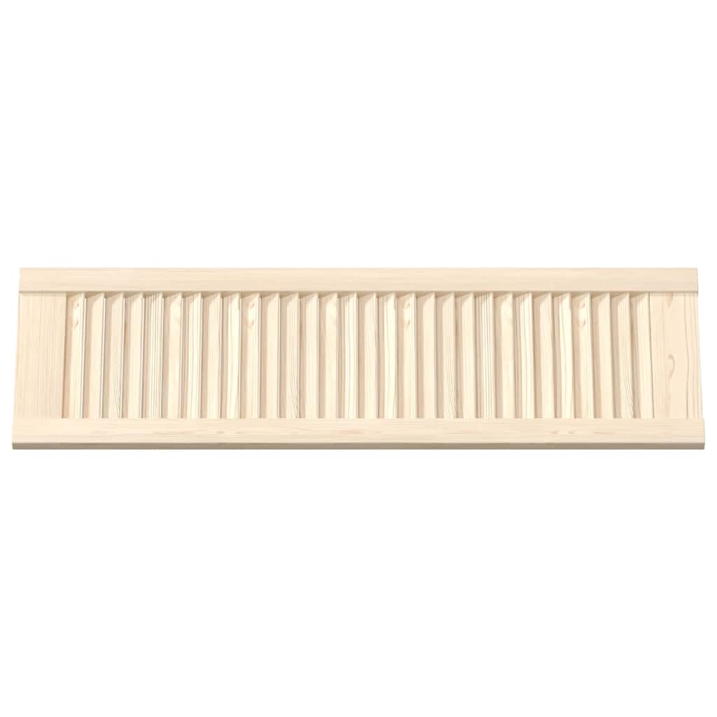 Dizajn vrata ormarića s rešetkama 99x29,5 cm Puno drvo bor