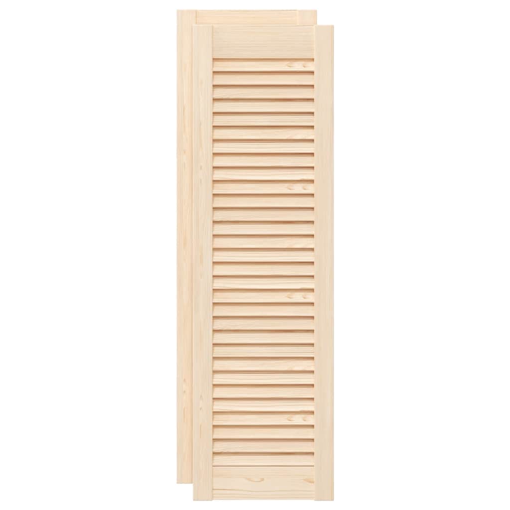 Vrata ormarića Dizajn rešetki 2 kom 99x29,5 cm puno drvo bor