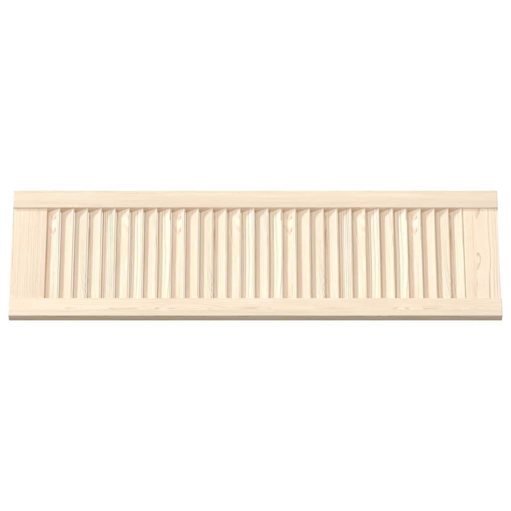 Vrata za ormarić rešetkasti dizajn 4 kom 99x29,5 cm borovina