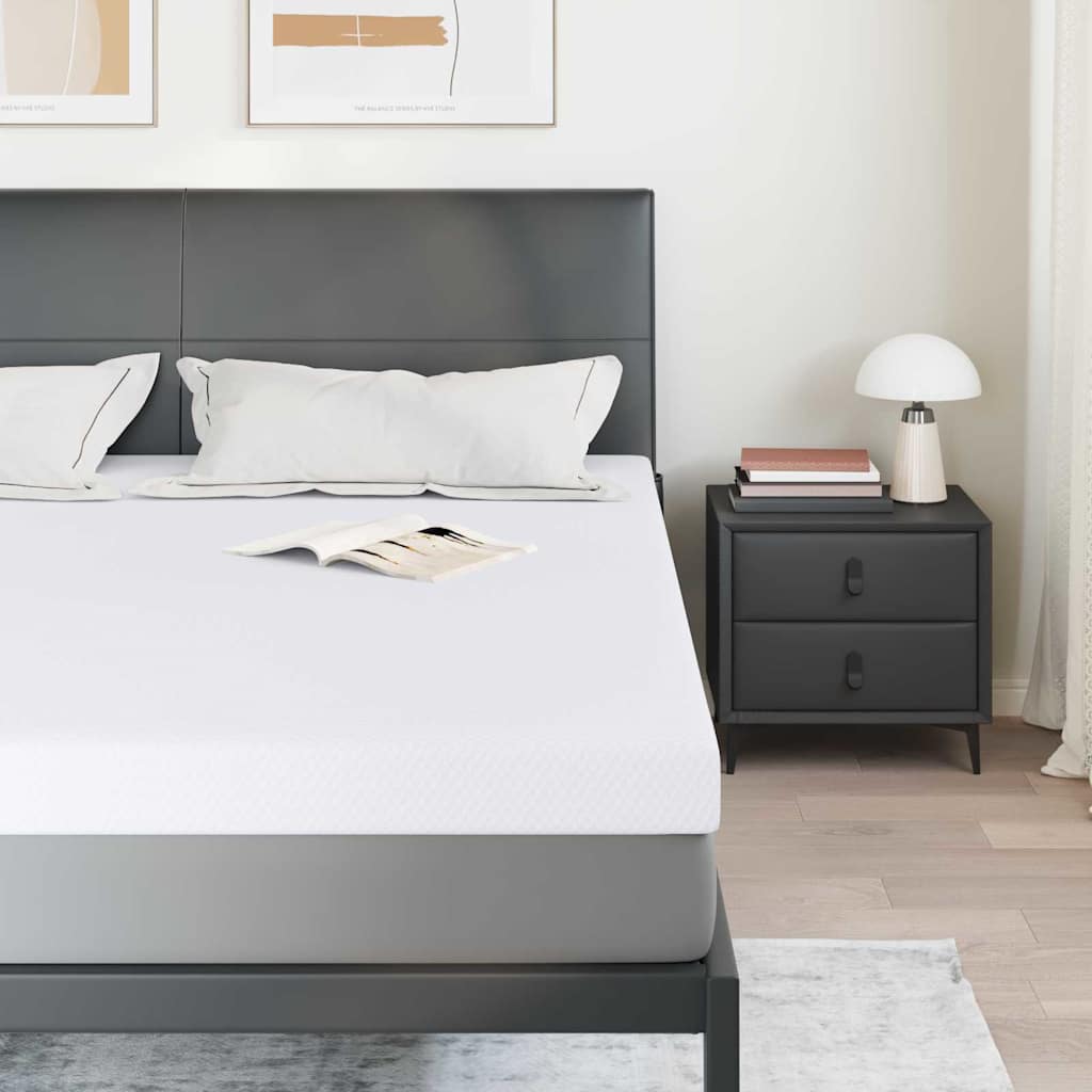 Nadmadrac Bijelo 180 x 200 cm Jakard tkanina
