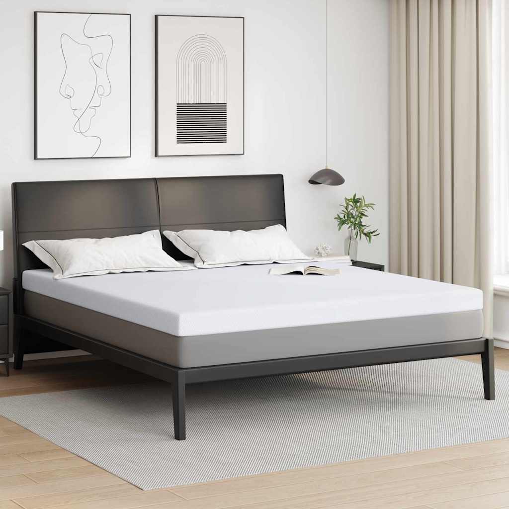 Nadmadrac Bijelo 200 x 200 cm Jakard tkanina