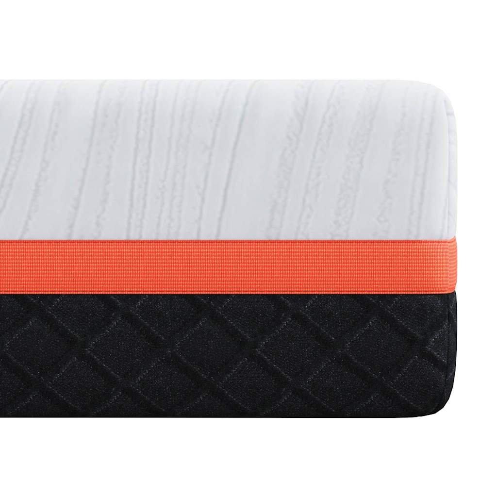 Madrac Bijela i siva 80 x 200 cm Žakar tkanina