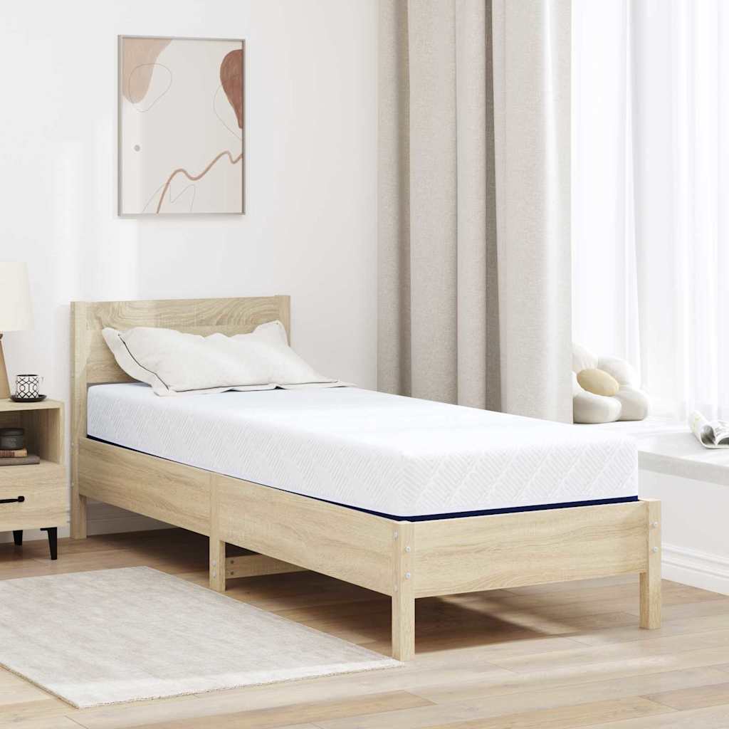 Madrac Bijela i Plava 70 x 200 cm Žakar tkanina
