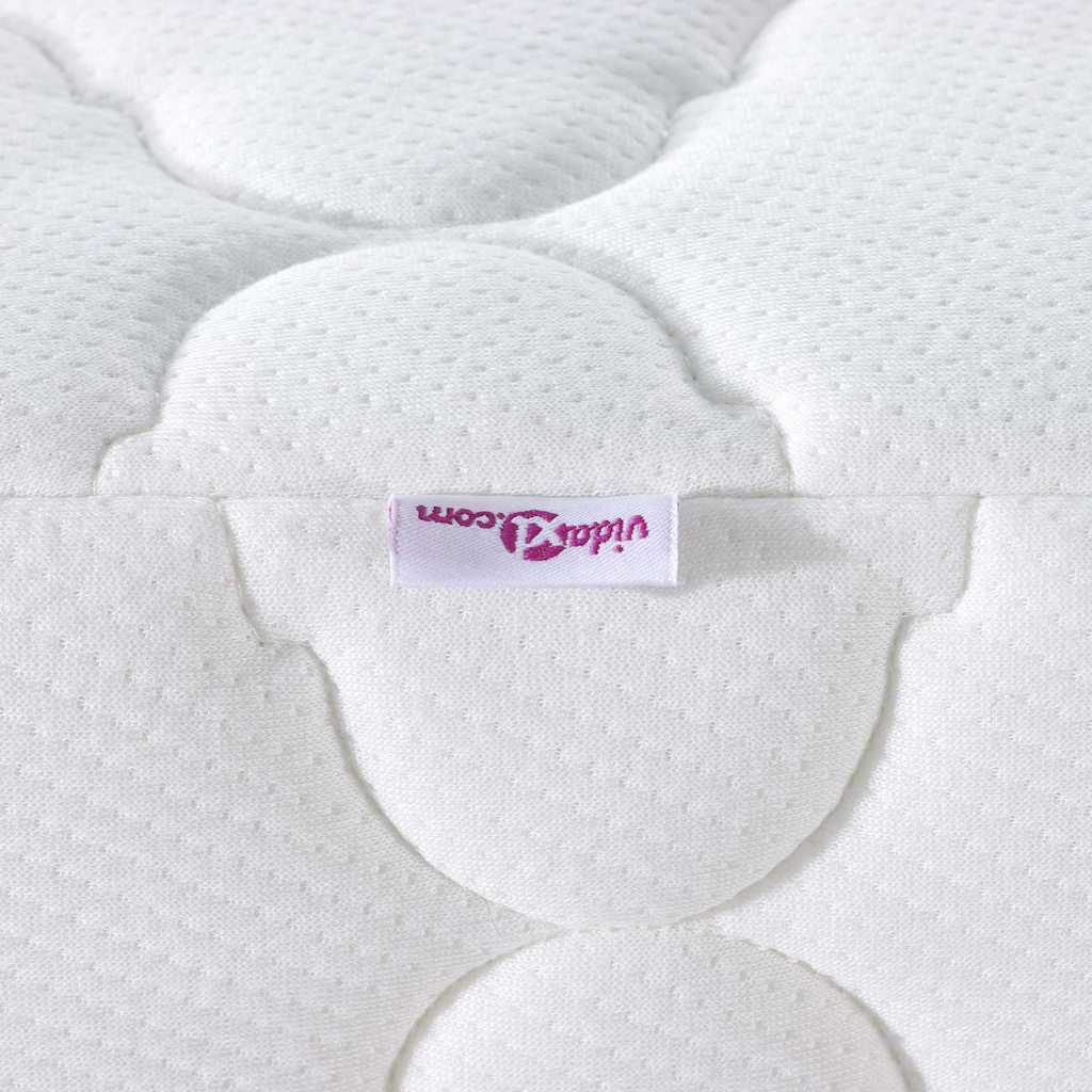 Madrac Bijelo 160 x 200 cm Žakar tkanina