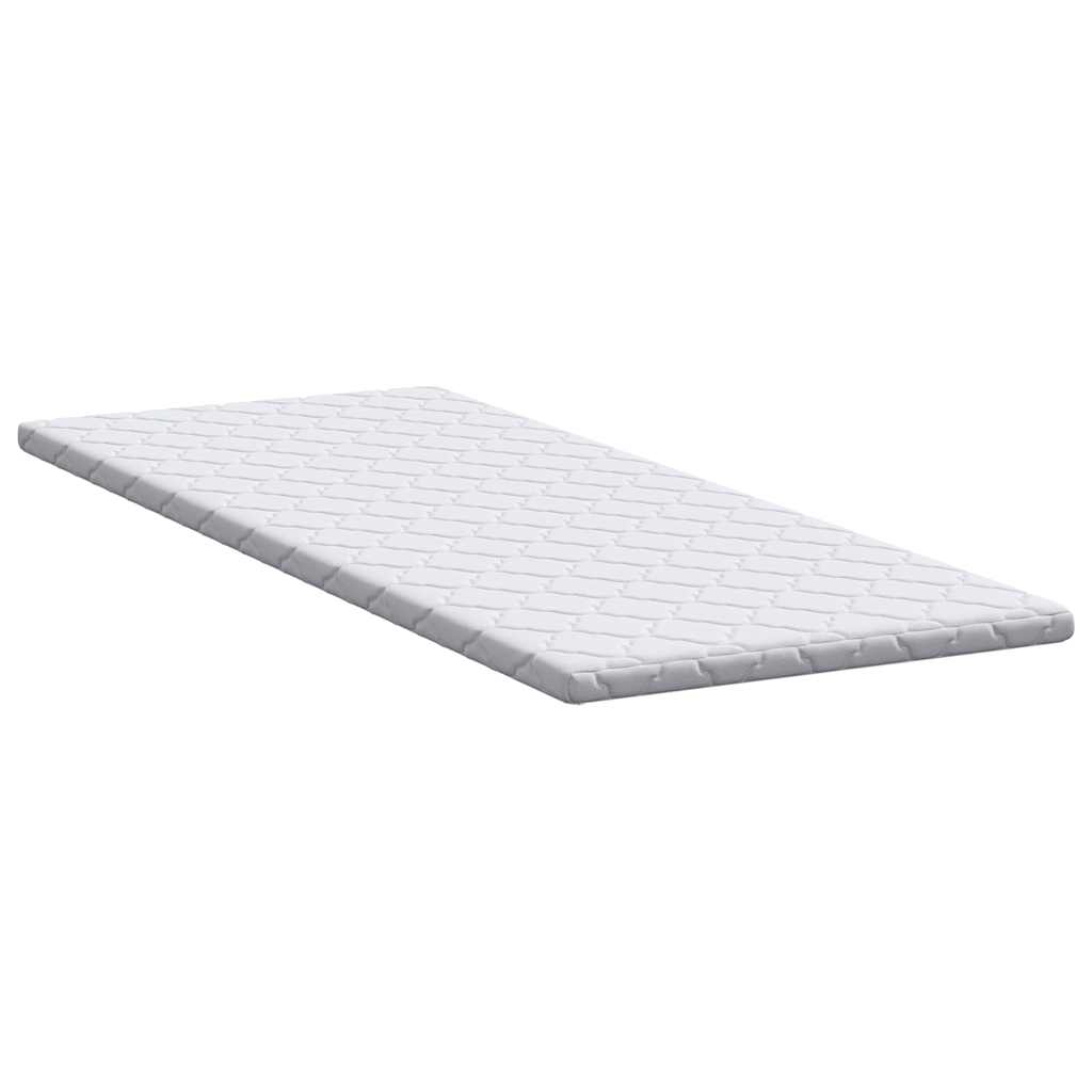 Kokosni nadmadrac Bijelo 80 x 200 cm Žakar tkanina