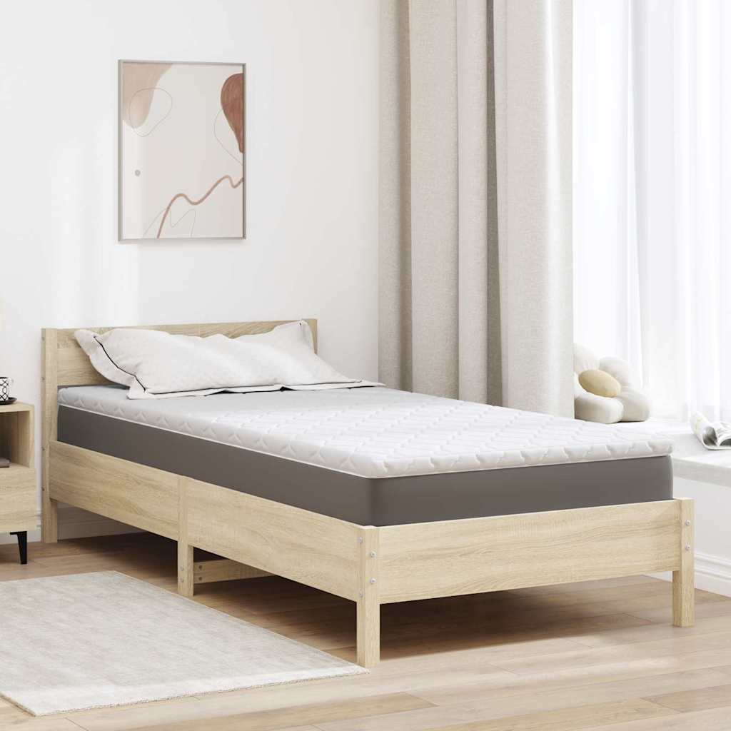 Kokosni nadmadrac Bijelo 120 x 200 cm Žakar tkanina