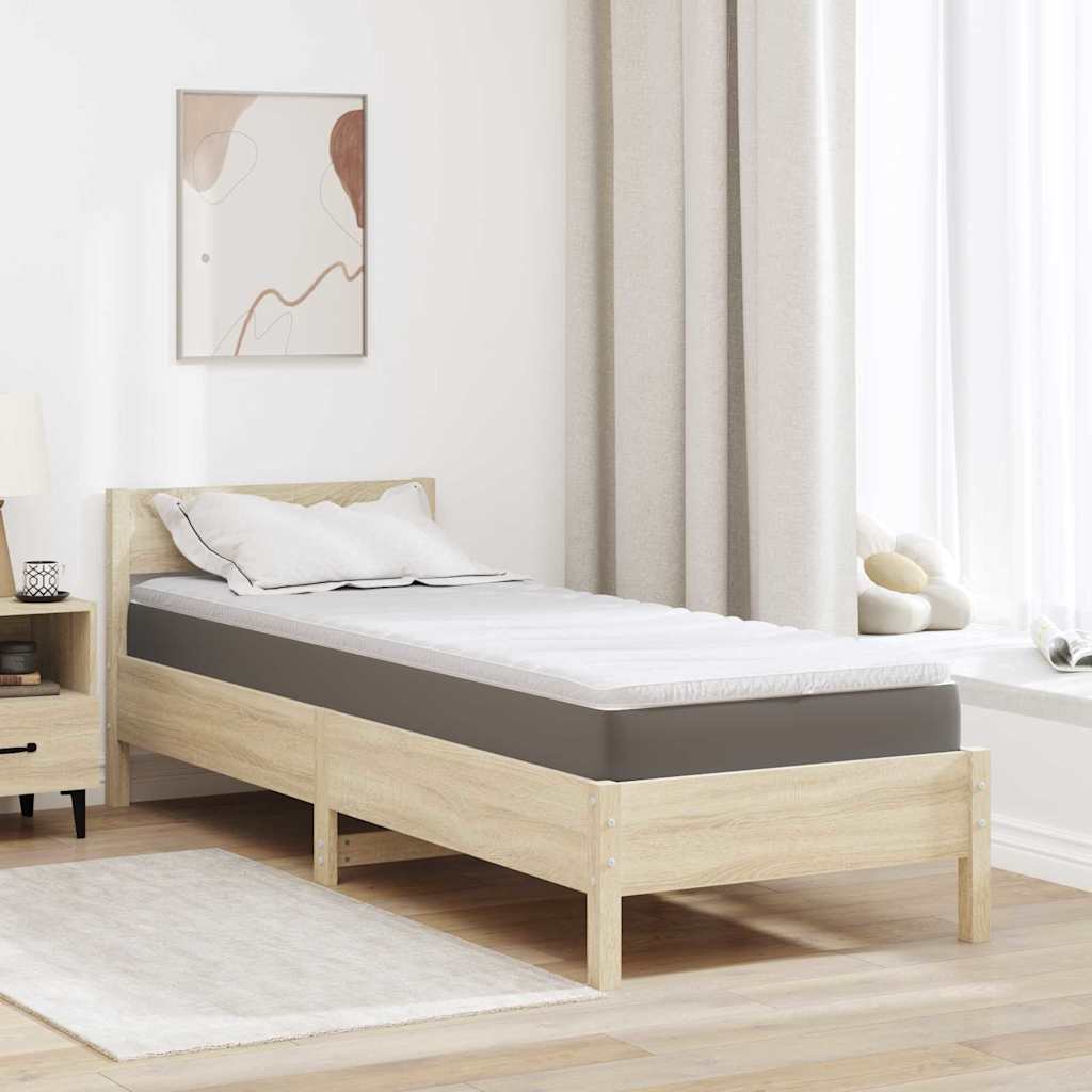 Nadmadrac Bijelo 70 x 200 cm Pleteno platno