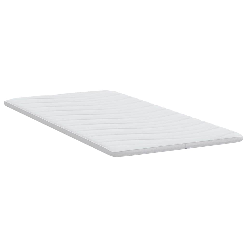 Nadmadrac Bijelo 120 x 200 cm Pleteno platno