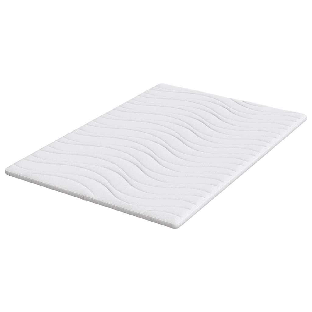 Nadmadrac Bijelo 160 x 200 cm Pleteno platno