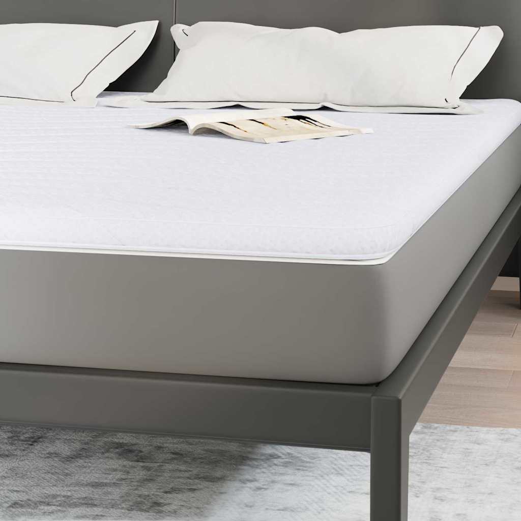 Nadmadrac Bijelo 200 x 200 cm Pleteno platno