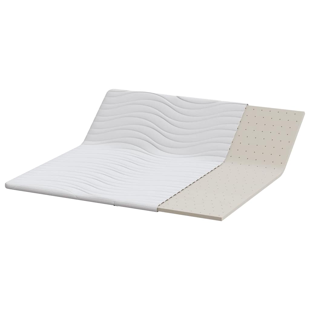 Nadmadrac Bijelo 200 x 200 cm Pleteno platno