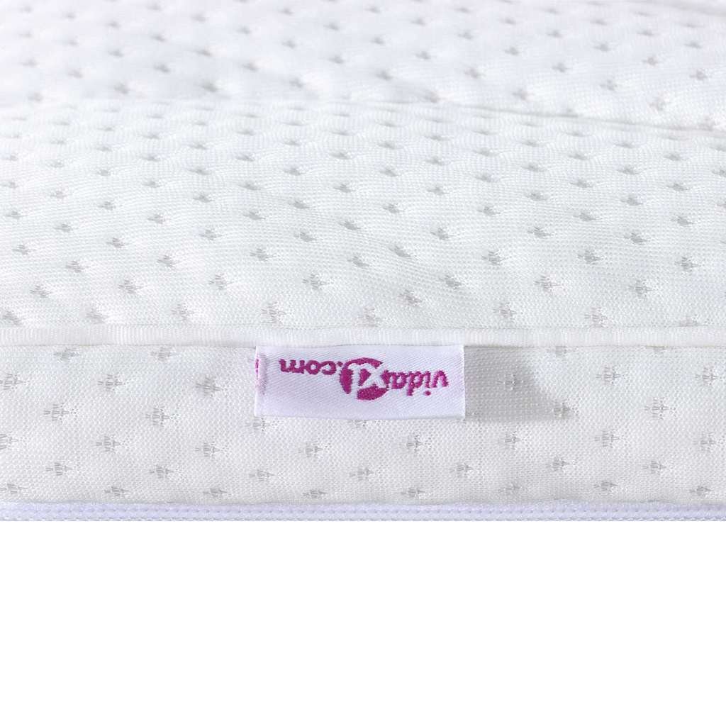 Nadmadrac Bijelo 70 x 200 cm Pleteno platno