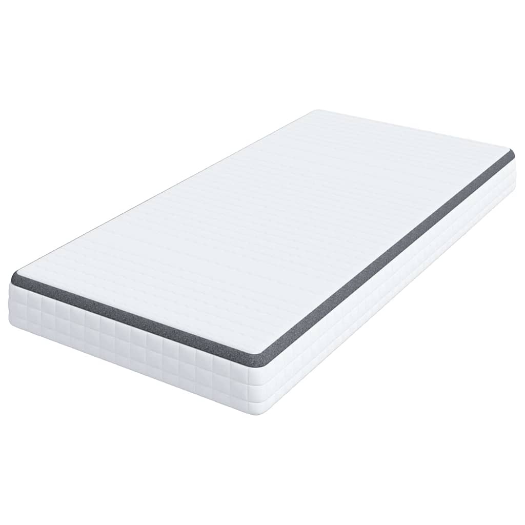 Madrac Bijela i siva 90 x 200 cm Bonell opruga