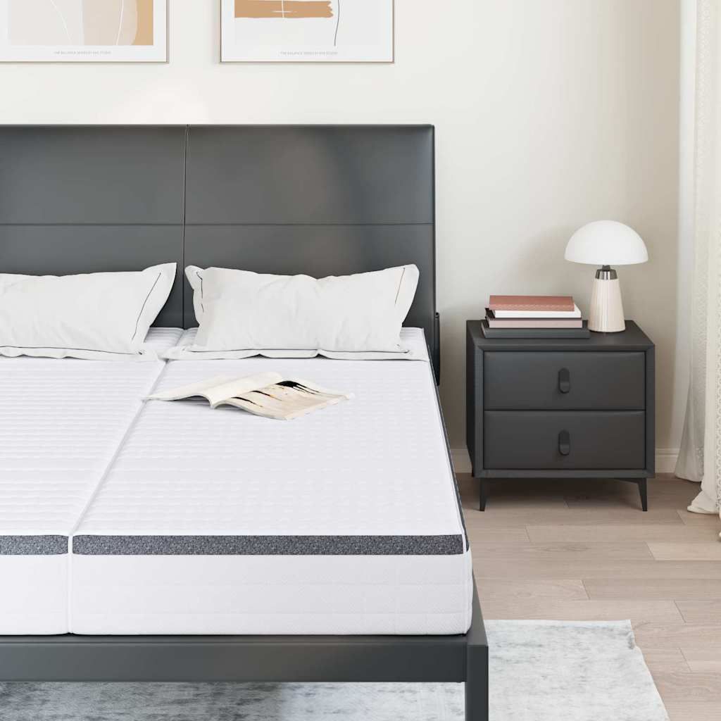 Madrac 2 pcs Bijela i siva 70 x 190 cm Bonell opruga