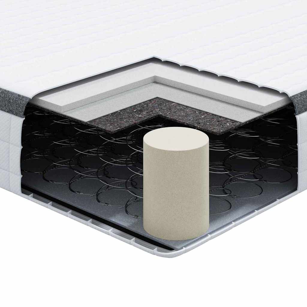 Madrac 2 pcs Bijela i siva 70 x 200 cm Bonell opruga