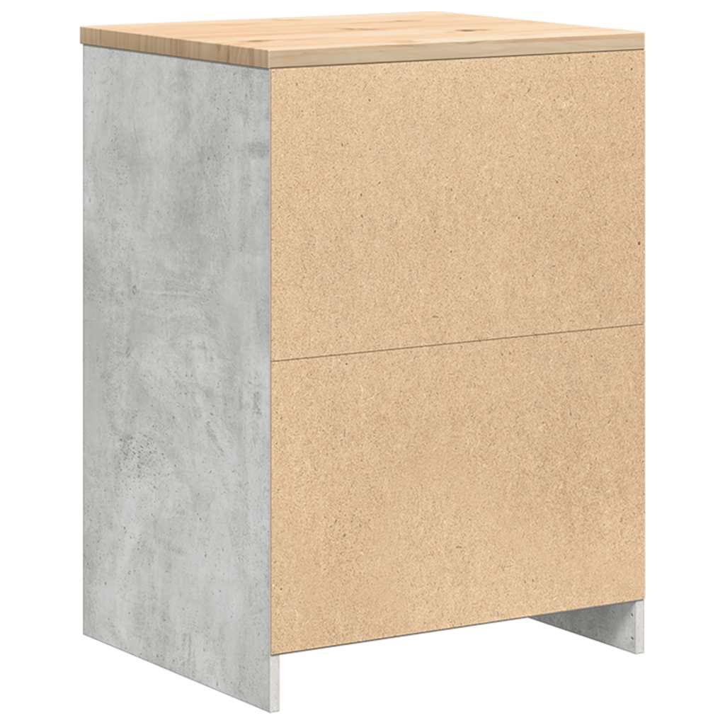 Garažni ormar za odlaganje 60x51x85 cm masivne borovine
