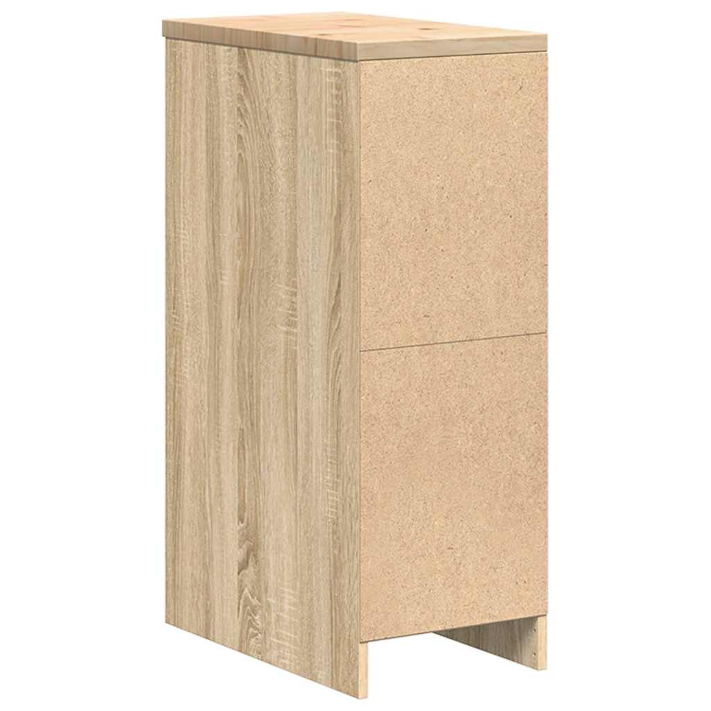 Garažni ormar za odlaganje 30x51x85 cm masivne borovine
