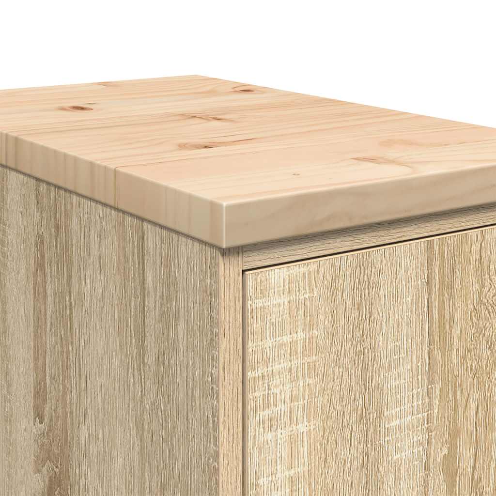 Garažni ormar za odlaganje 30x51x85 cm masivne borovine