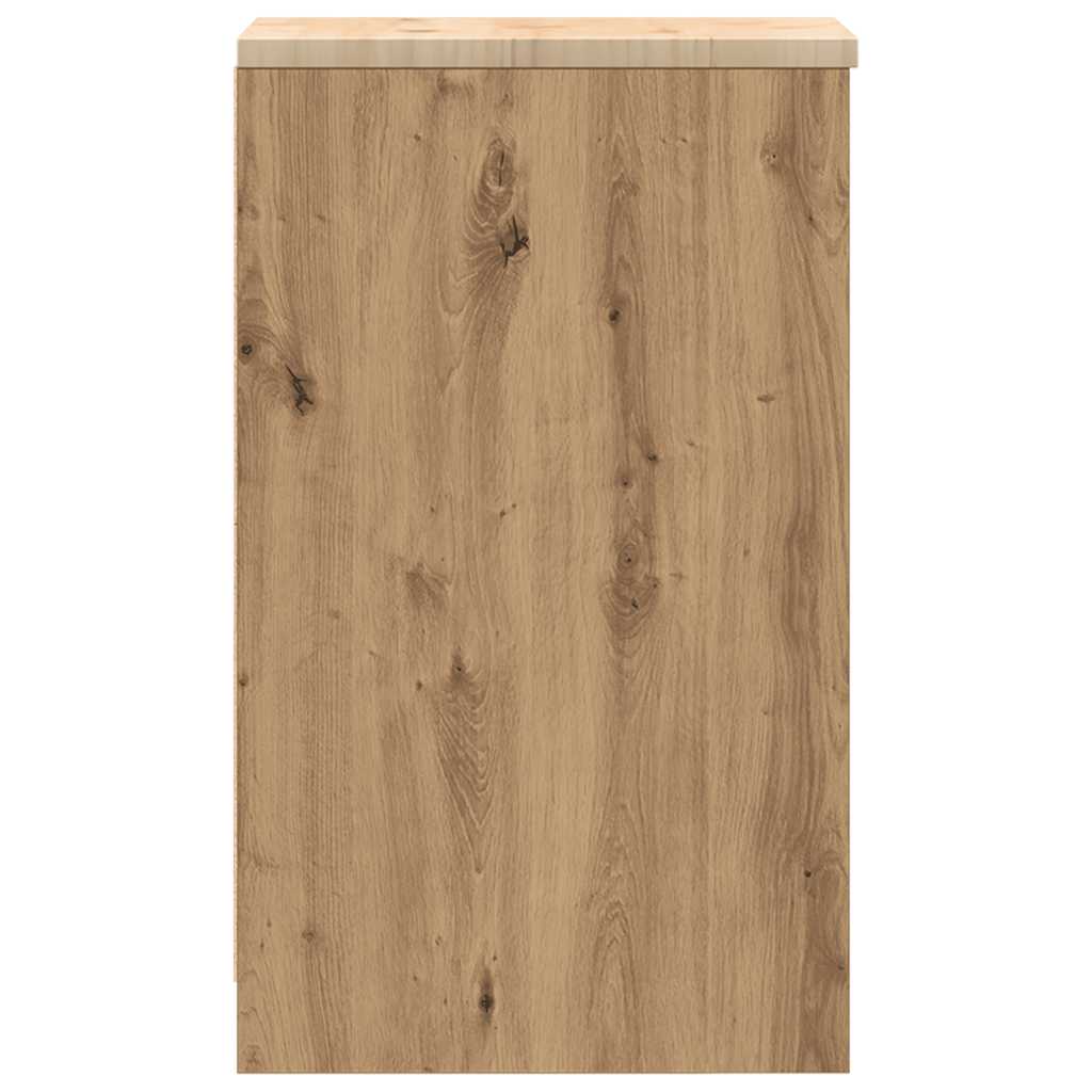 Garažni ormar za odlaganje 30x51x85 cm masivne borovine