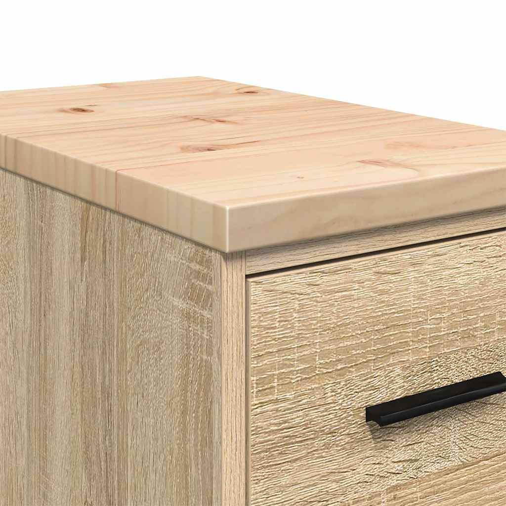 Garažni ormar za odlaganje 30x51x85 cm masivne borovine