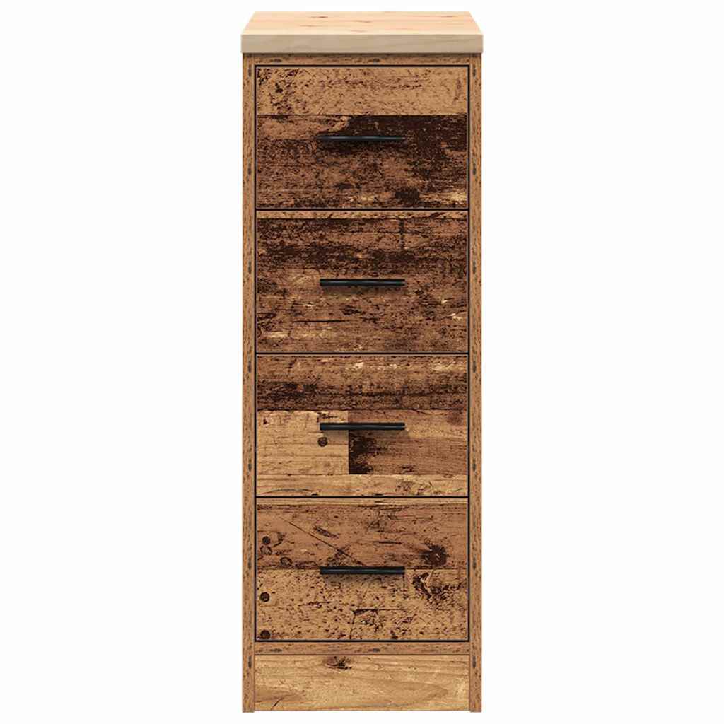 Garažni ormar za odlaganje 30x51x85 cm masivne borovine