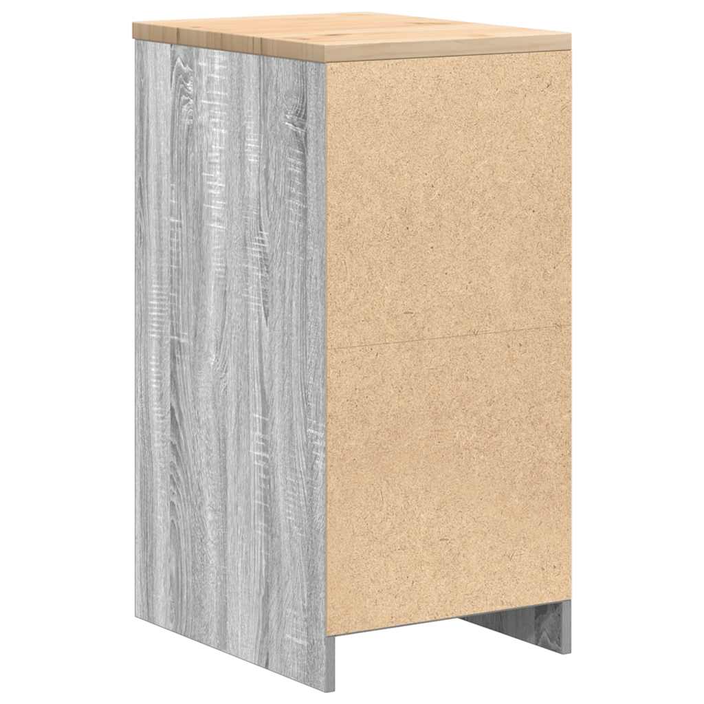 Garažni ormar za odlaganje 40x51x85 cm masivne borovine