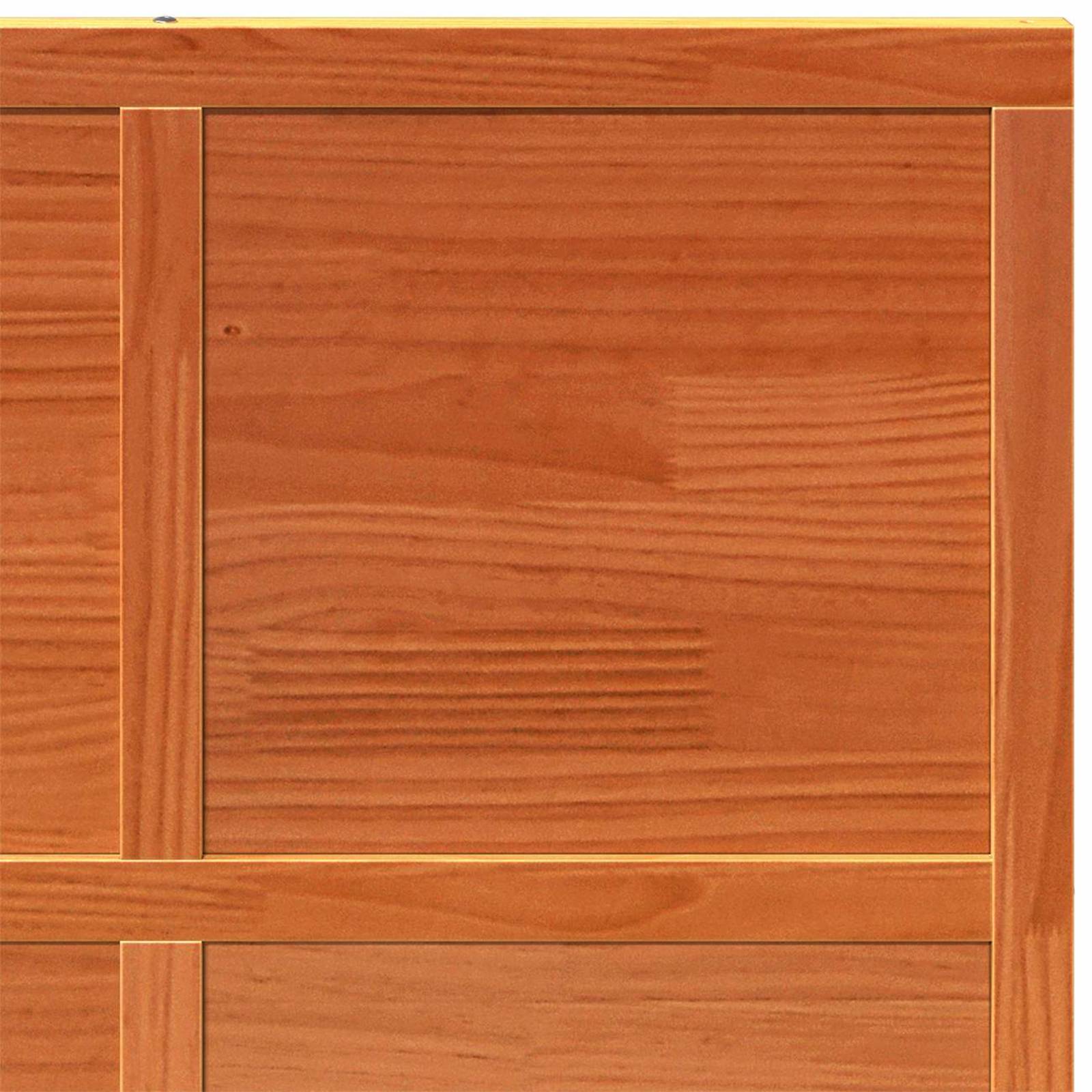Vrata staje Voštanosmeđa 90 x 208 cm Masivna borovina