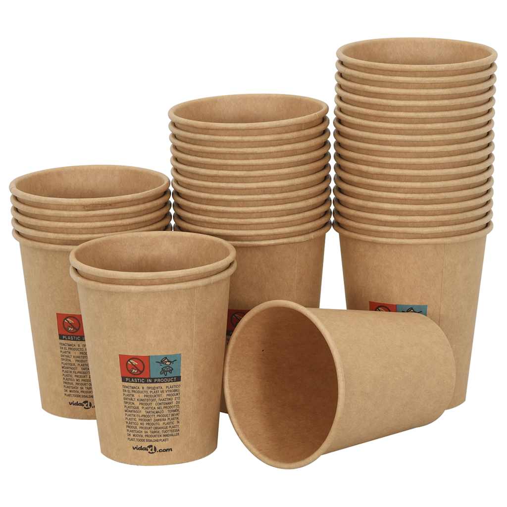 papirnate šalice za kavu s poklopcima 1000 kom 8 oz 200 ml