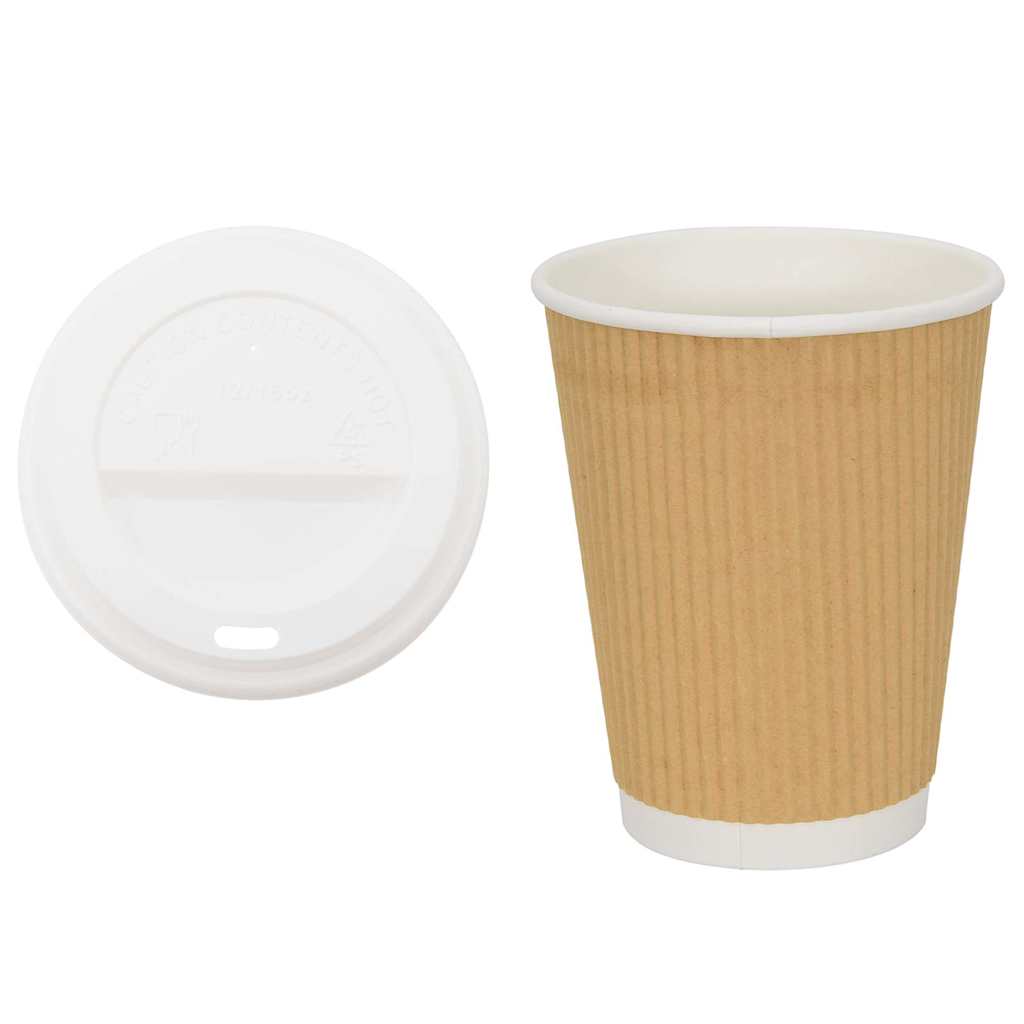 papirnate šalice za kavu s poklopcima 1000 kom 16 oz 400 ml