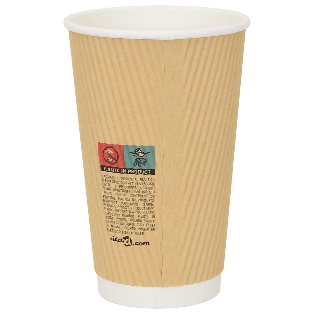 papirnate šalice za kavu s poklopcima 1000 kom 16 oz 400 ml