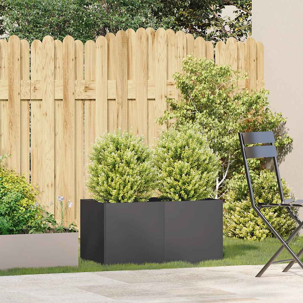 Sadilica crna 80x40x40 cm od hladno valjanog čelika