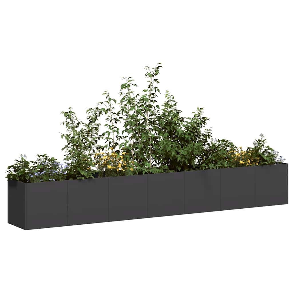 Sadilica crna 280x40x40 cm od hladno valjanog čelika