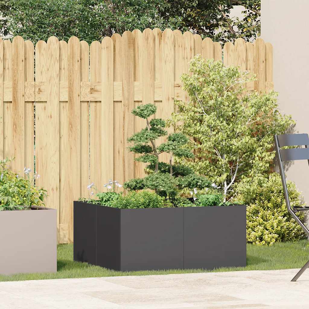 Sadilica crna 80x80x40 cm od hladno valjanog čelika