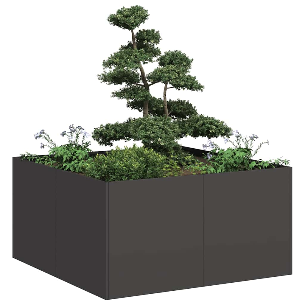 Sadilica crna 80x80x40 cm od hladno valjanog čelika